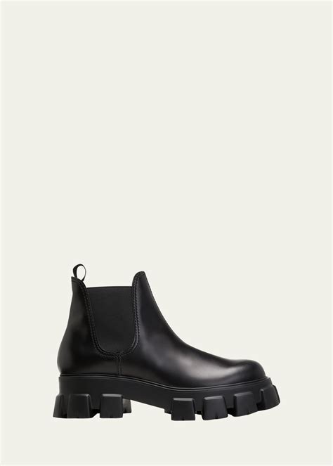 prada chelsea boots men's|prada brushed leather chelsea boots.